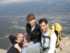 Андрей, Ира и Дима на вершине Chinaman's Peak