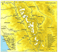 Карта  Huascaran National Park